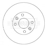 BORG & BECK Тормозной диск BBD4429